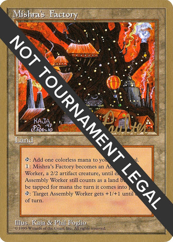 Image for Mishra's Factory - 1996 Preston Poulter (4ED) [World Championship Decks]
