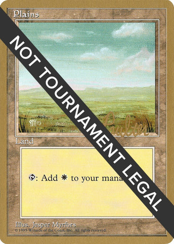 Image for Plains (C) - 1996 Preston Poulter (4ED) [World Championship Decks]