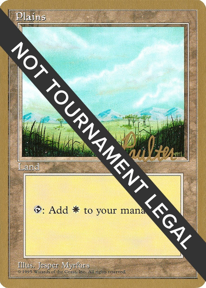 Image for Plains (B) - 1996 Preston Poulter (4ED) [World Championship Decks]