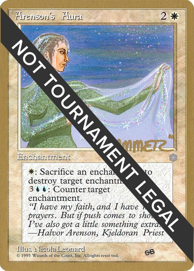 Image for Arenson's Aura - 1996 Shawn "Hammer" Regnier (ICE) (SB) [World Championship Decks]