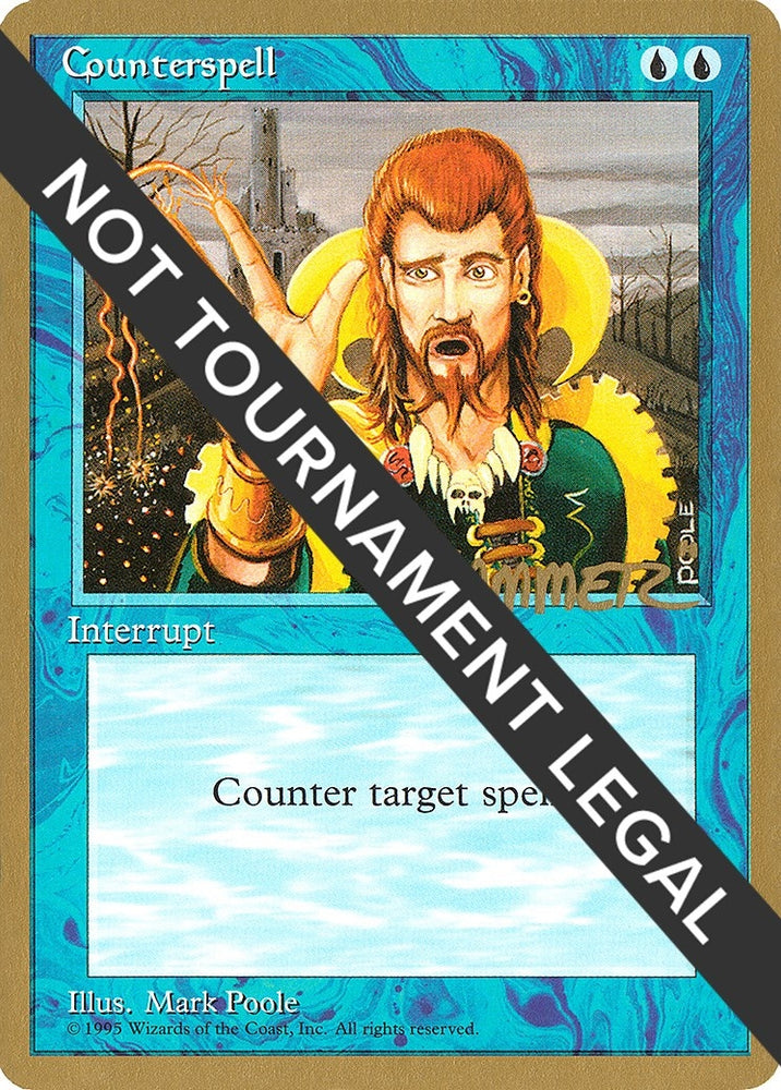 Image for Counterspell - 1996 Shawn "Hammer" Regnier (4ED) [World Championship Decks]