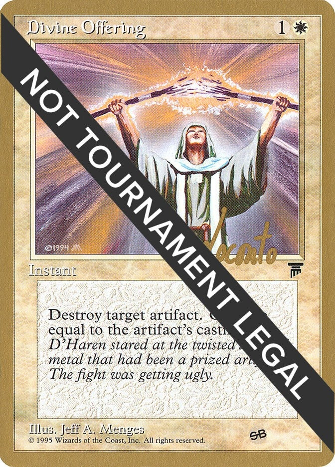 Image for Divine Offering - 1996 Shawn "Hammer" Regnier (LEG) (SB) [World Championship Decks]