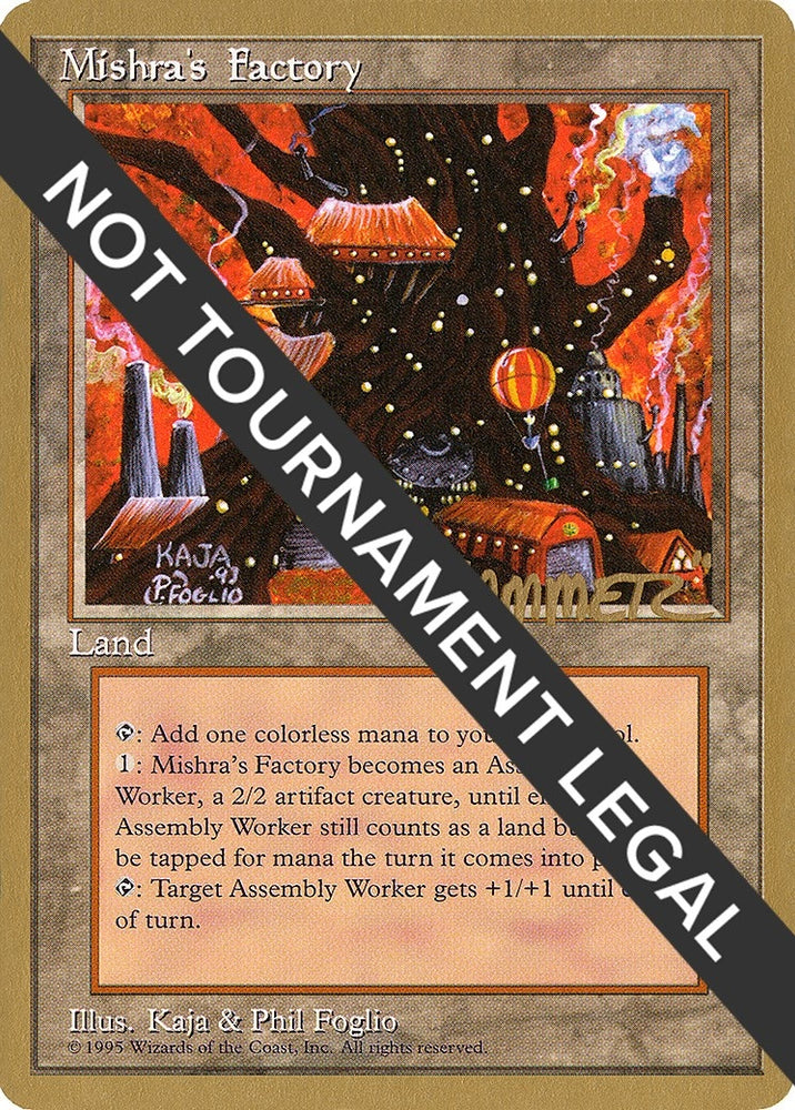 Image for Mishra's Factory - 1996 Shawn "Hammer" Regnier (4ED) [World Championship Decks]