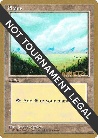 Image for Plains (A) - 1996 Shawn "Hammer" Regnier (4ED) [World Championship Decks]