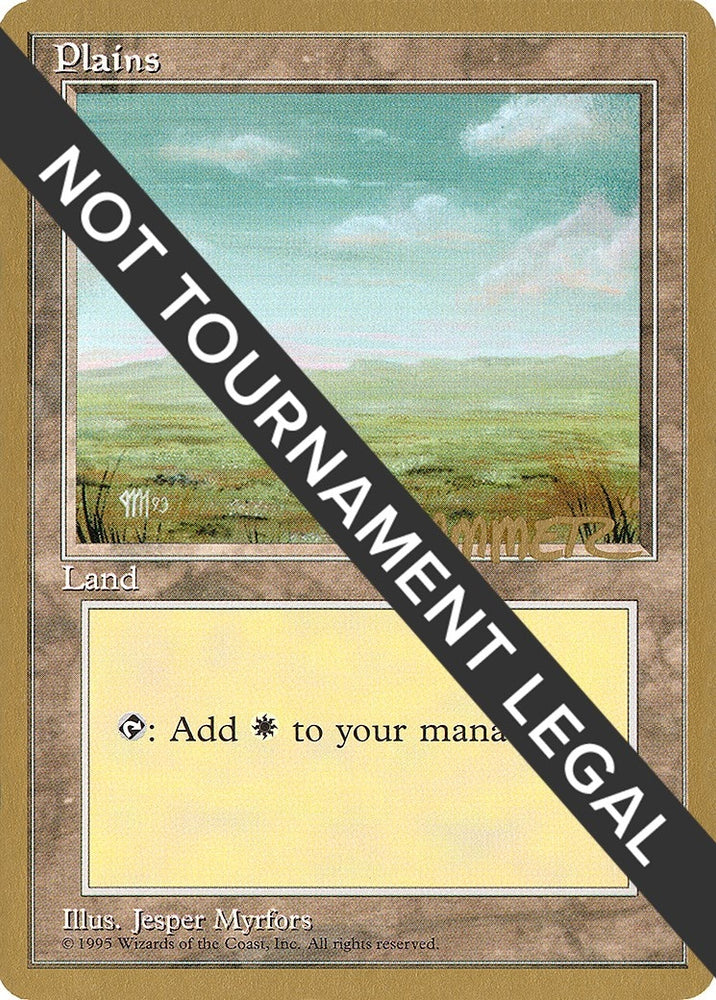 Image for Plains (C) - 1996 Shawn "Hammer" Regnier (4ED) [World Championship Decks]