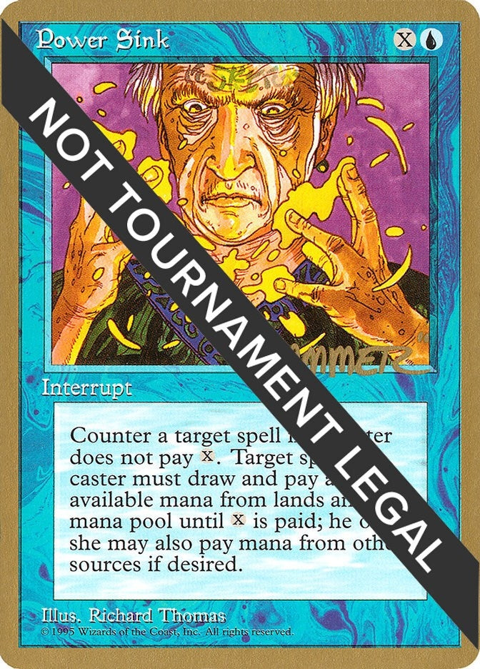 Image for Power Sink - 1996 Shawn "Hammer" Regnier (4ED) - Magic: The Gathering