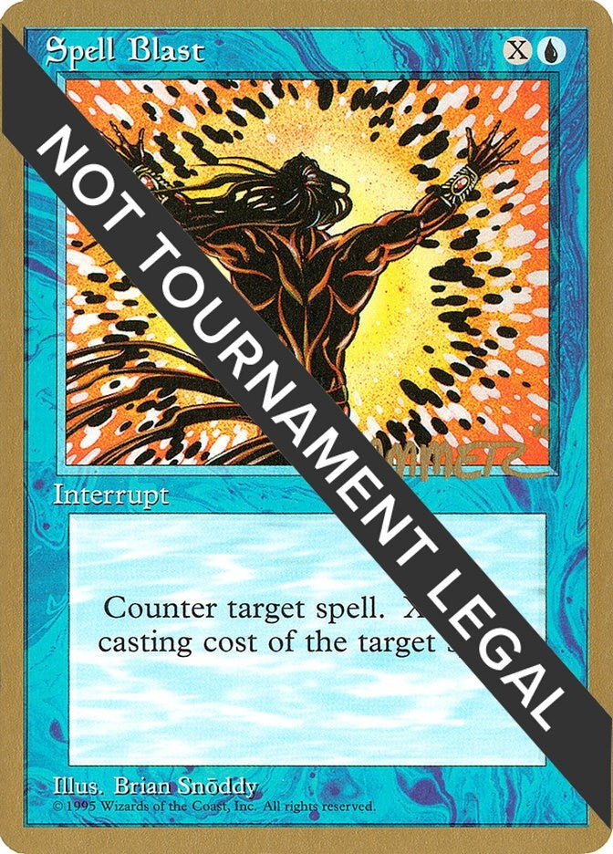 Image for Spell Blast - 1996 Shawn "Hammer" Regnier (4ED) [World Championship Decks]