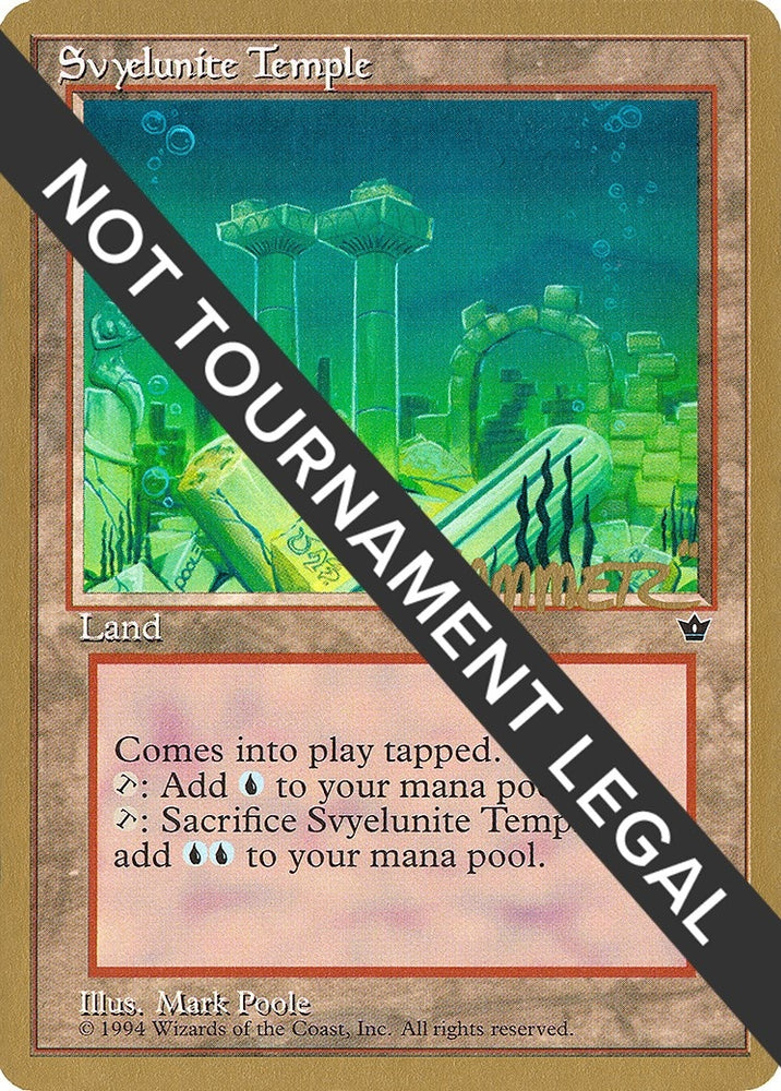 Image for Svyelunite Temple - 1996 Shawn "Hammer" Regnier (FEM) - Magic: The Gathering