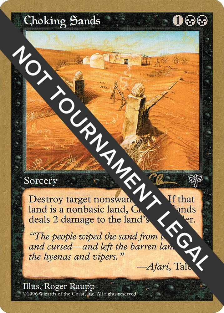 Image for Choking Sands - 1997 Jakub Slemr (MIR) [World Championship Decks]