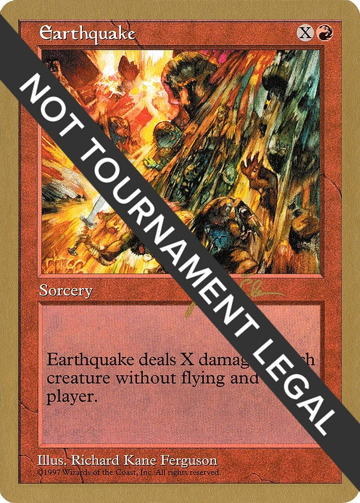 Image for Earthquake - 1997 Jakub Slemr (5ED) [World Championship Decks]