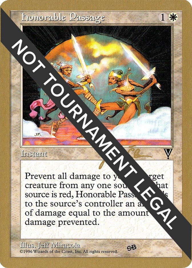 Image for Honorable Passage - 1997 Jakub Slemr (VIS) (SB) [World Championship Decks]