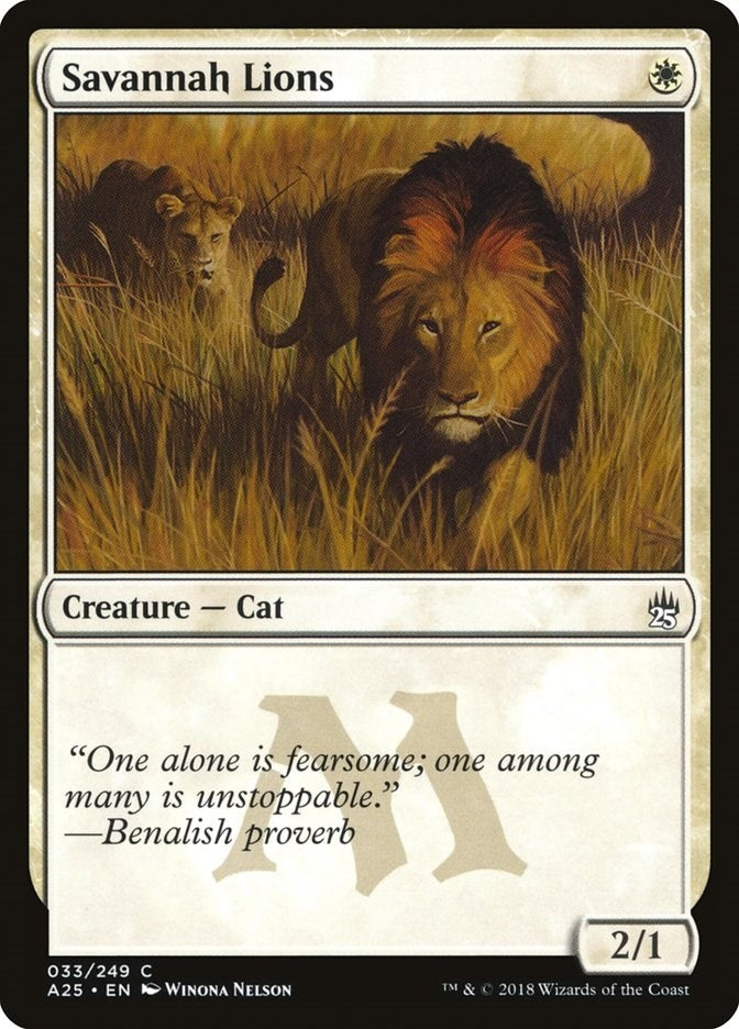 Image for Savannah Lions (33) [Masters 25]