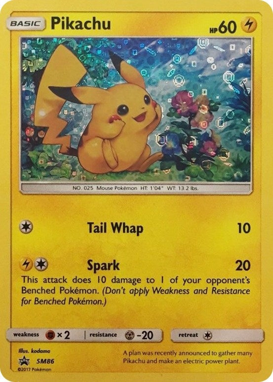 Pikachu - SM86 (General Mills Promo) (SM86) (Miscellaneous Cards & Products)