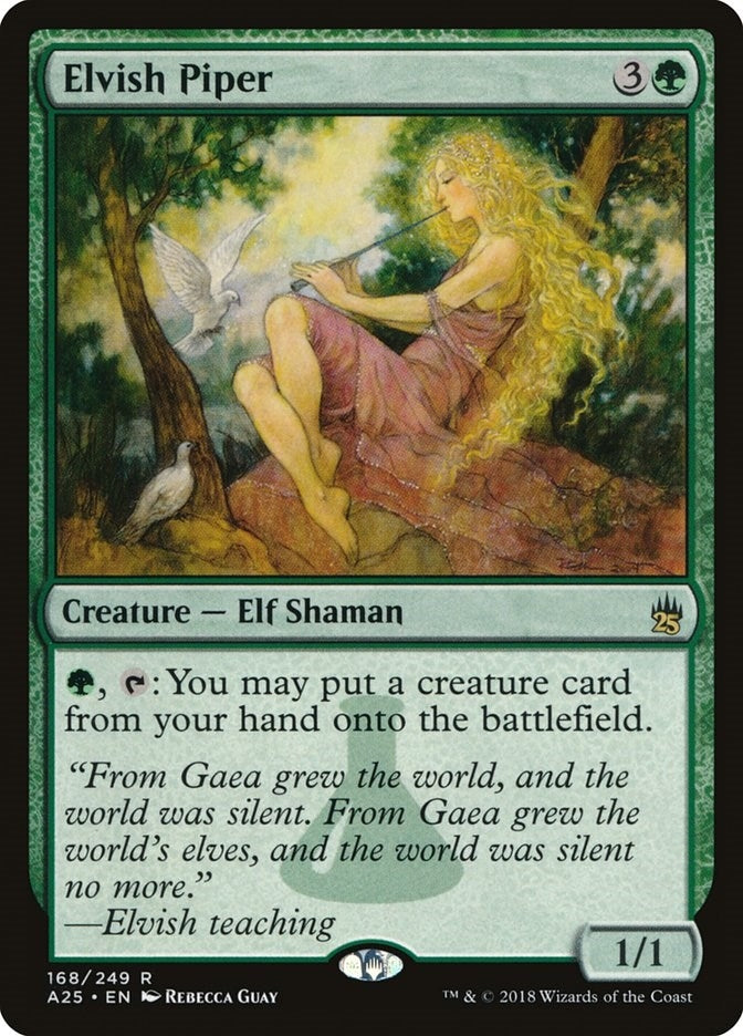 Image for Elvish Piper (168) [Masters 25]