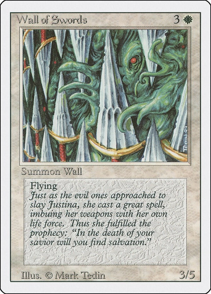 Image for Wall of Swords - Magic: The Gathering