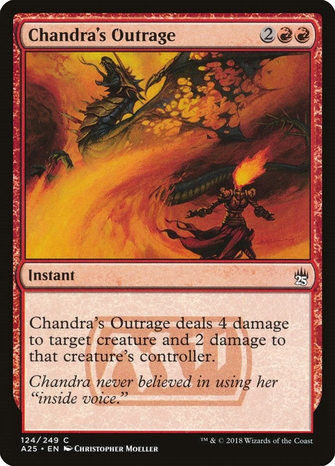 Image for Chandra's Outrage (124) [Masters 25]