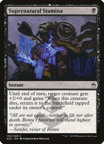 Image for Supernatural Stamina (109) [Masters 25]