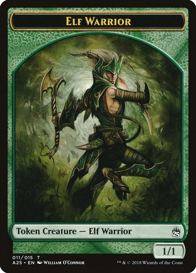 Image for Elf Warrior Token (011) (11) [Masters 25]