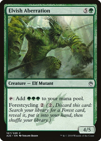 Image for Elvish Aberration (167) [Masters 25]