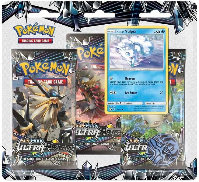 Image for Ultra Prism 3 Pack Blister [Alolan Vulpix] [SM - Ultra Prism]