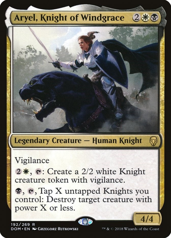 Image for Aryel, Knight of Windgrace (192) [Dominaria]