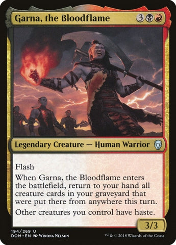 Image for Garna, the Bloodflame (194) [Dominaria]