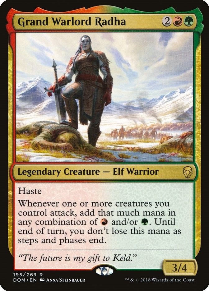 Image for Grand Warlord Radha (195) [Dominaria]