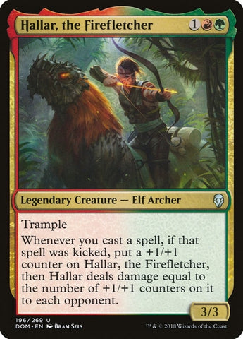 Image for Hallar, the Firefletcher (196) [Dominaria]