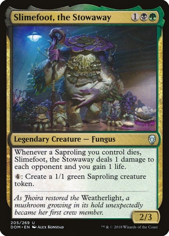 Image for Slimefoot, the Stowaway (205) [Dominaria]