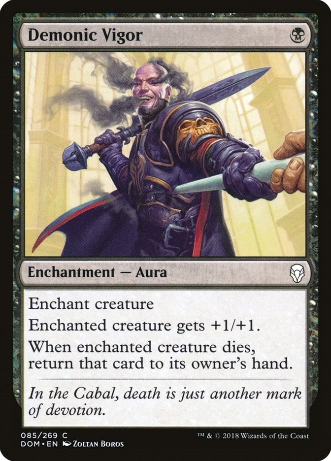 Image for Demonic Vigor (85) [Dominaria]