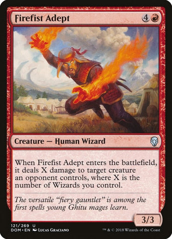 Image for Firefist Adept (121) [Dominaria]