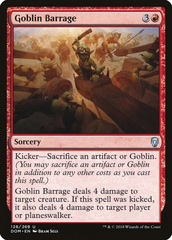 Image for Goblin Barrage (128) [Dominaria]