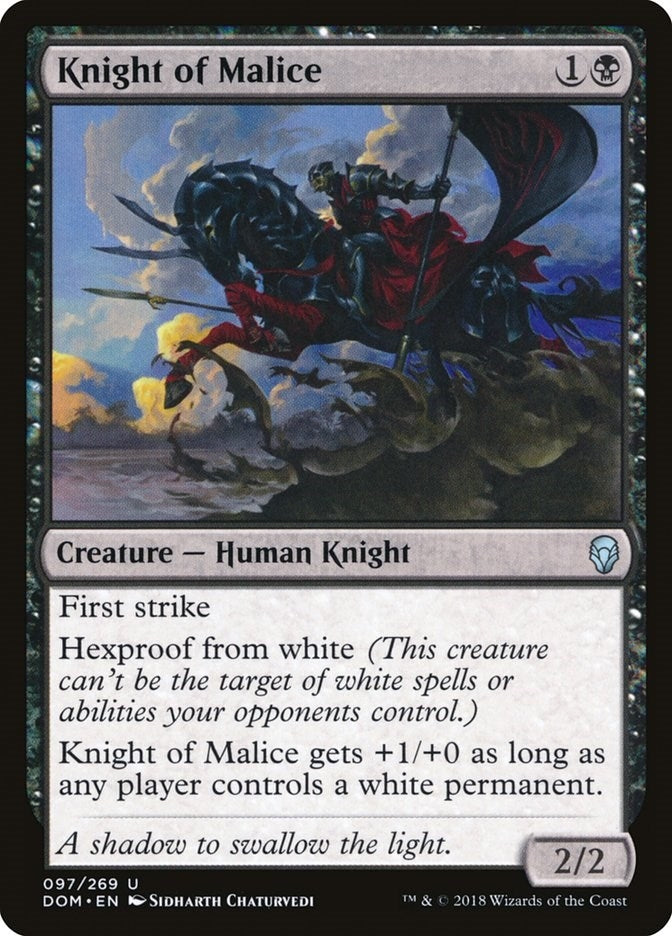 Image for Knight of Malice (97) [Dominaria]
