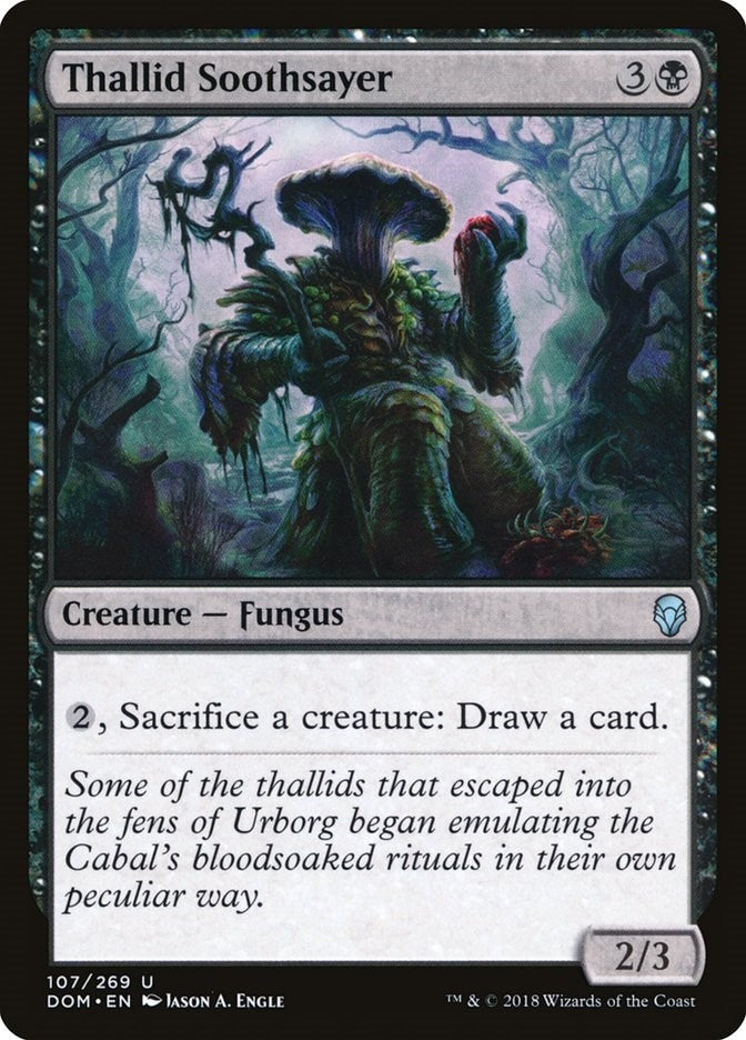 Image for Thallid Soothsayer (107) [Dominaria]