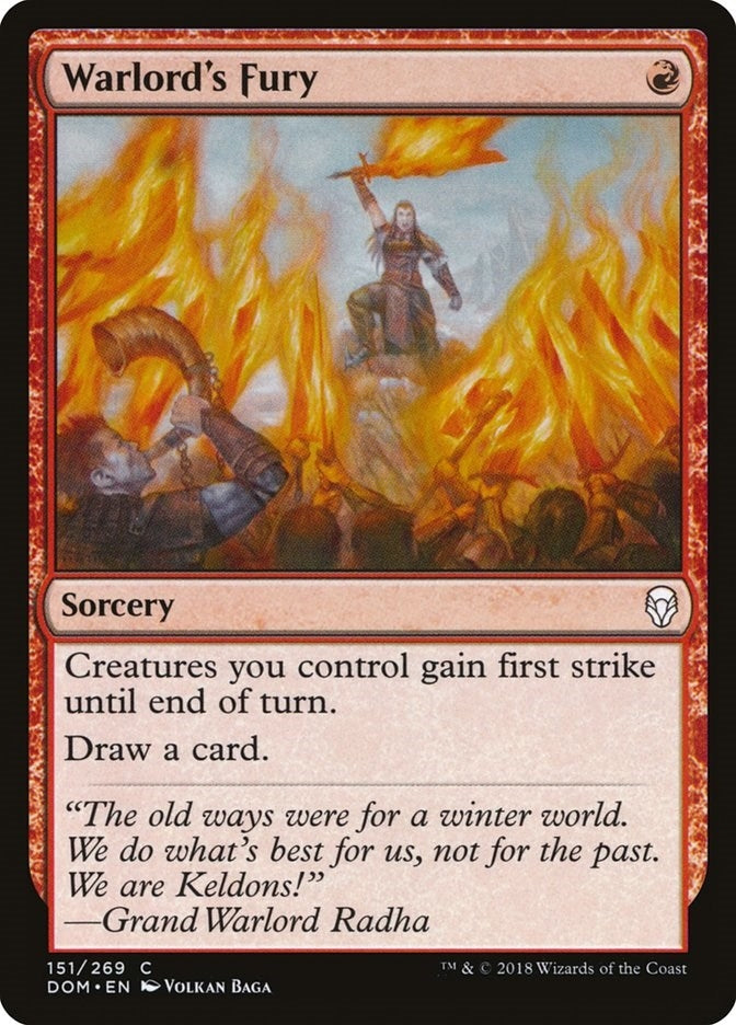 Image for Warlord's Fury (151) [Dominaria]