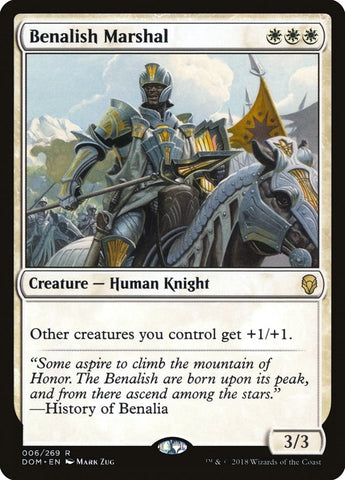 Image for Benalish Marshal (6) [Dominaria]
