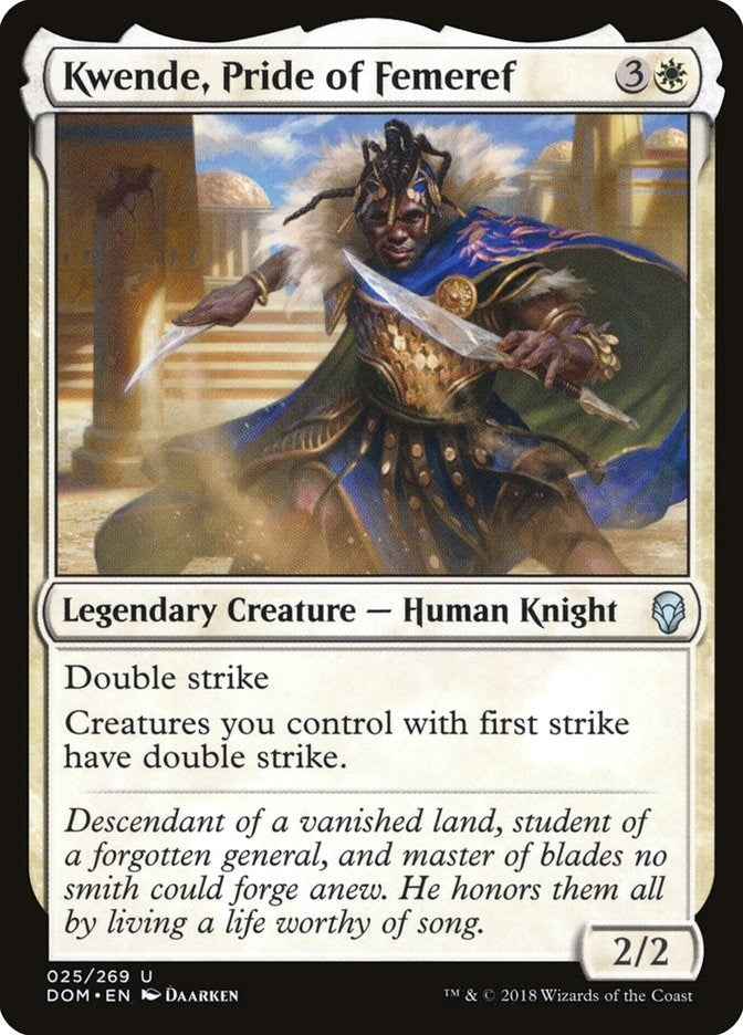 Image for Kwende, Pride of Femeref (25) [Dominaria]