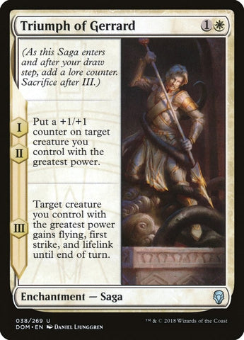 Image for Triumph of Gerrard (38) [Dominaria]