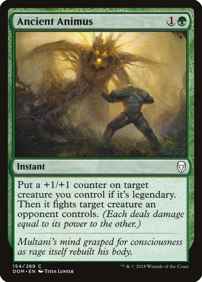 Image for Ancient Animus (154) [Dominaria]