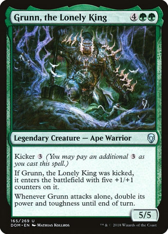 Image for Grunn, the Lonely King (165) [Dominaria]