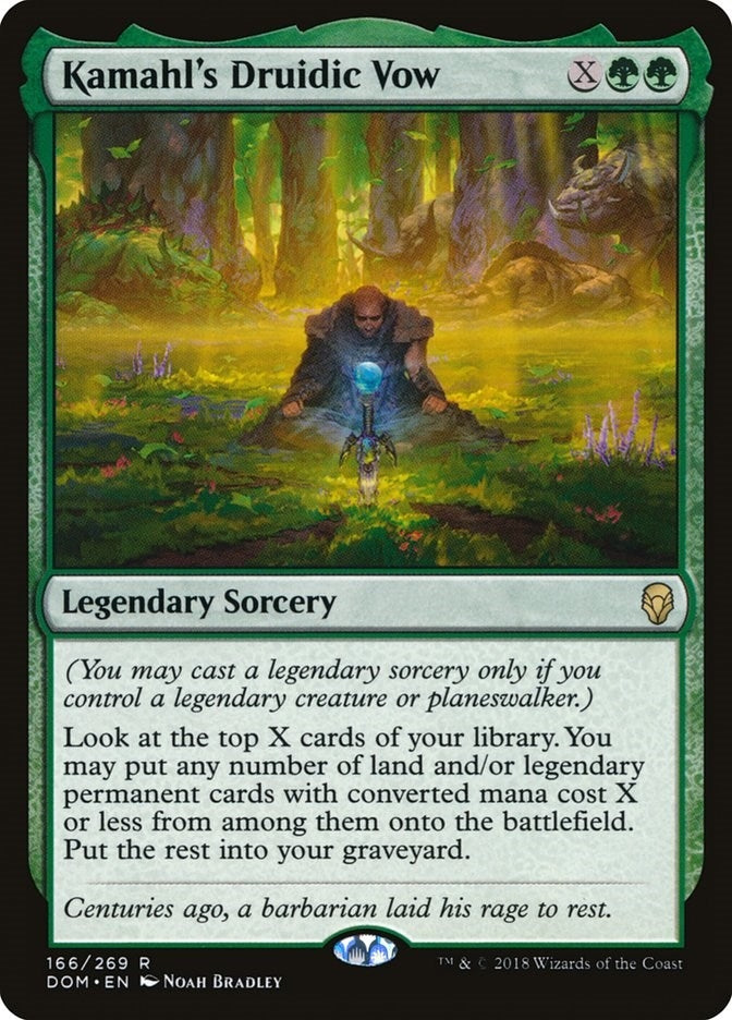 Image for Kamahl's Druidic Vow (166) [Dominaria]
