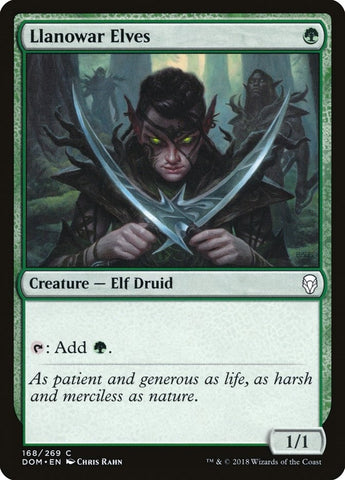 Image for Llanowar Elves (168) [Dominaria]