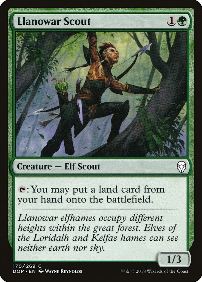Image for Llanowar Scout (170) [Dominaria]