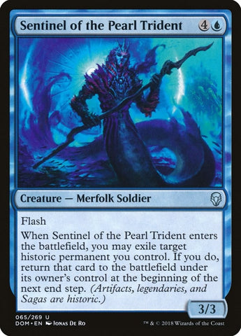 Image for Sentinel of the Pearl Trident (65) [Dominaria]