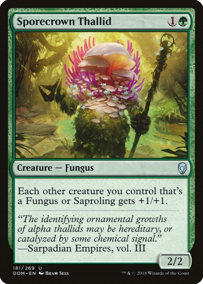 Image for Sporecrown Thallid (181) [Dominaria]