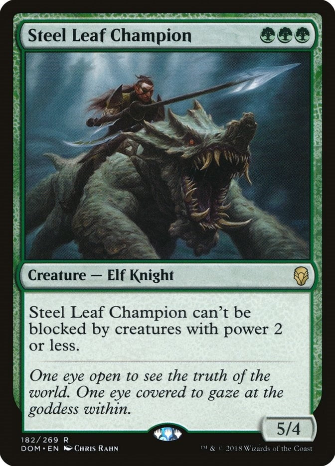 Image for Steel Leaf Champion (182) [Dominaria]