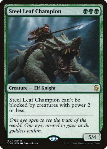 Image for Steel Leaf Champion (182) [Dominaria]