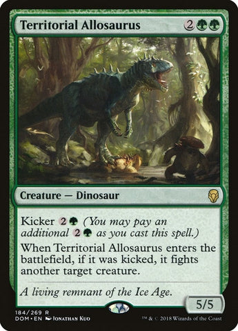 Image for Territorial Allosaurus (184) [Dominaria]