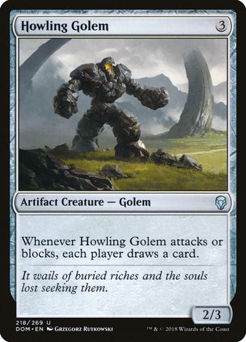 Image for Howling Golem (218) [Dominaria]