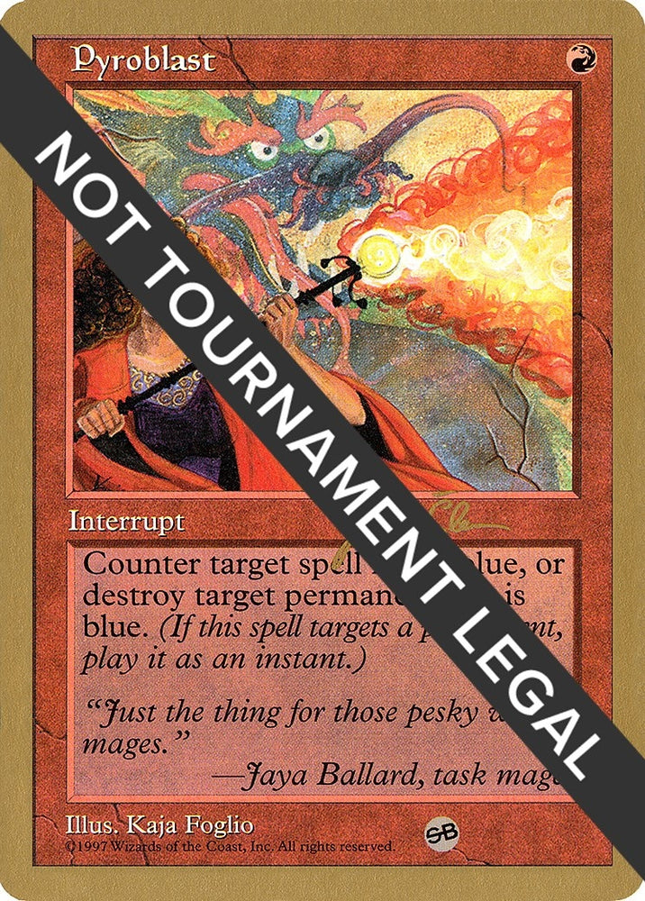 Image for Pyroblast - 1997 Jakub Slemr (5ED) (SB) [World Championship Decks]